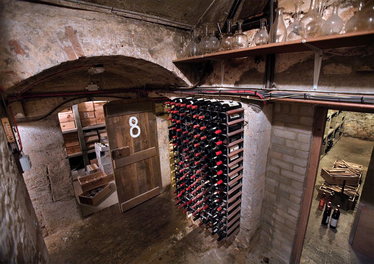 wain-bilik bawah tanah-reka bentuk-ruang bawah tanah