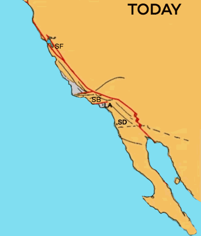 San Andreas-kaltė-pietinė Kalifornija
