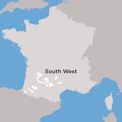 Prancūzija-Pietvakariai-Vynas-Minimapas