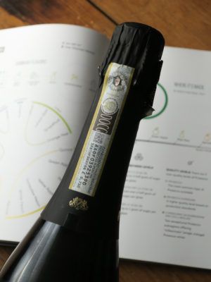 „Prosecco“ klasifikavimo stiliai pažymėti ant butelio kaklelio
