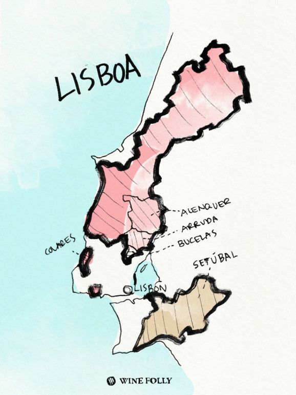 פורטוגל-איורים-אזור ליסבואה-יין