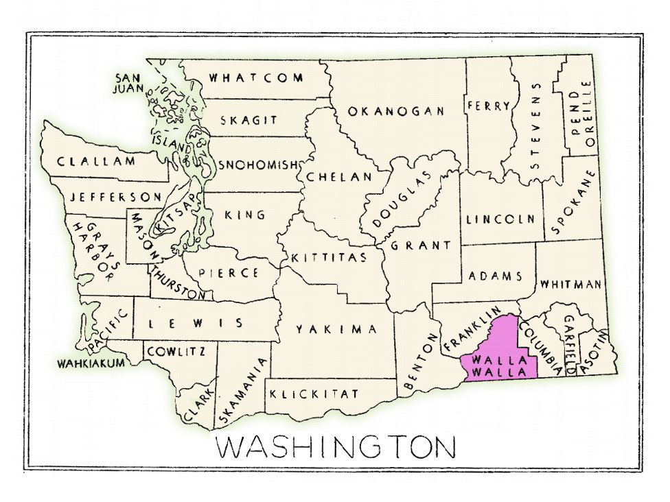 Walla Walla Vašingtono valstijos grafystės