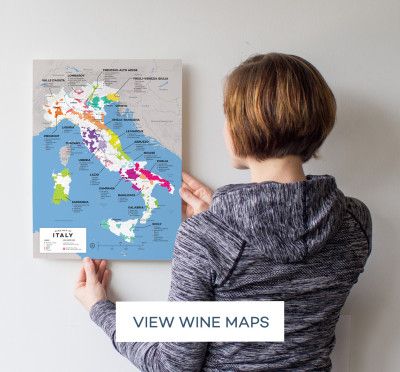 Zemljevid regionalnih označb vina za leto 2016