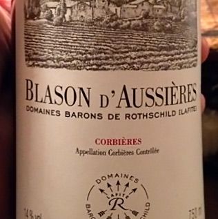 Prancūzija-aoc-vyno etiketė-corbieres