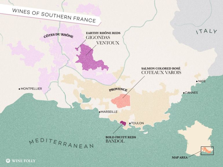 남 프랑스의 독특한 와인