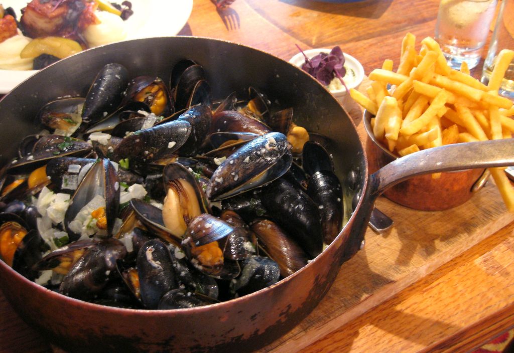 Accords mets muscadets et moules - Moules Frites