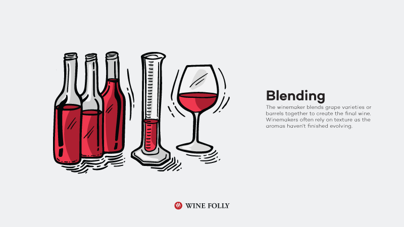레드 와인은 블렌딩 방법