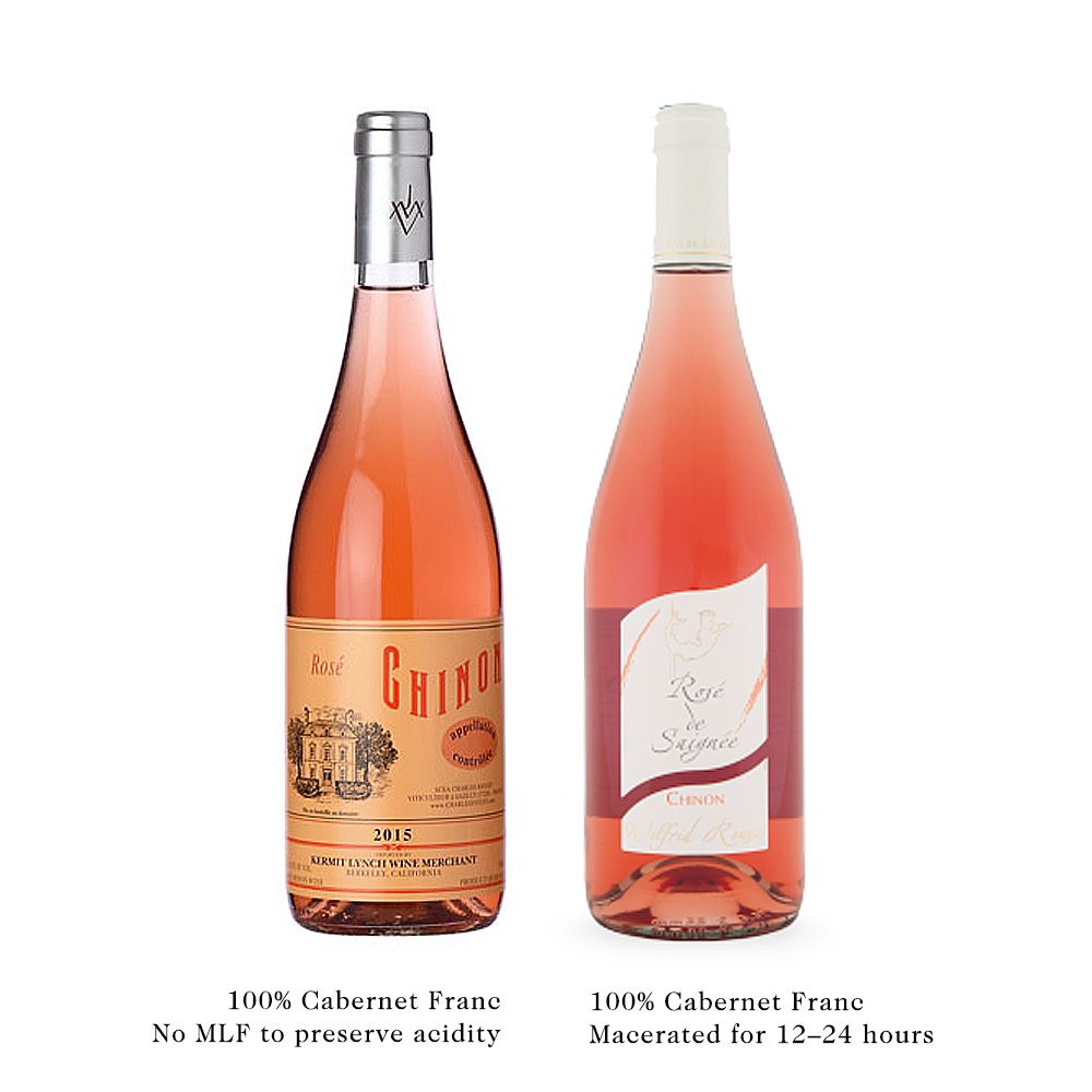 Saignee Rose of Cabernet Franc fra Chinon i Loire Valley Wine Folly
