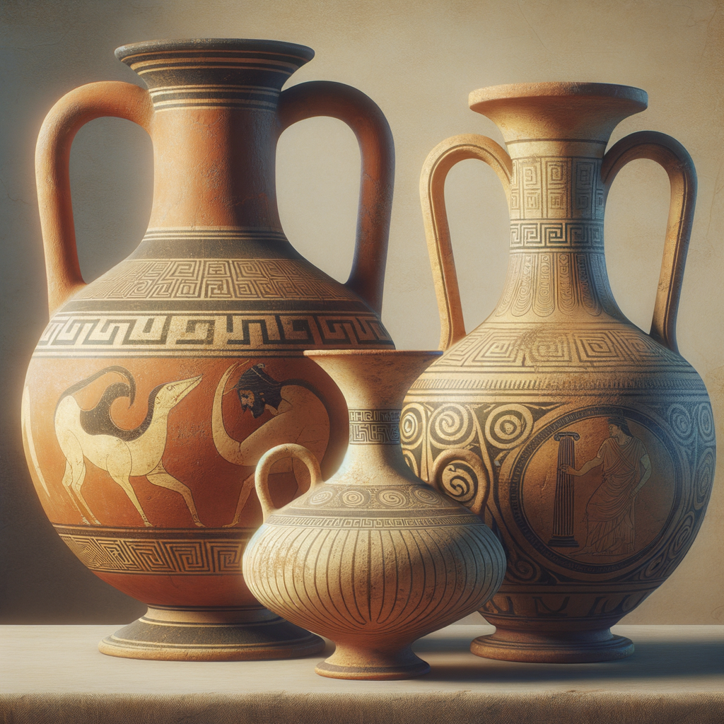 antigo-grego-vasos-vinho-ânfora-ríton