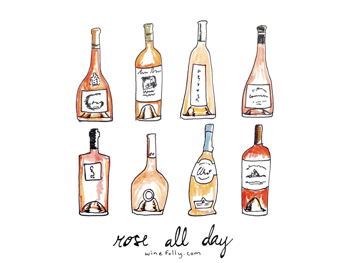 Rosé All Day من Wine Folly