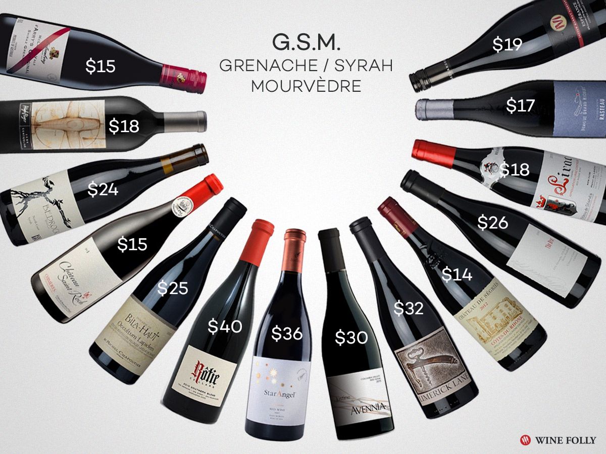 Melhores vinhos GSM Grenache Syrah Mourvedre para o outono