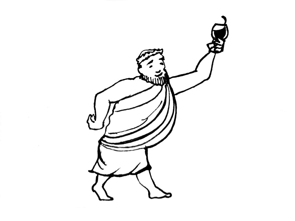 silenus-bacchus-ilustrasyon