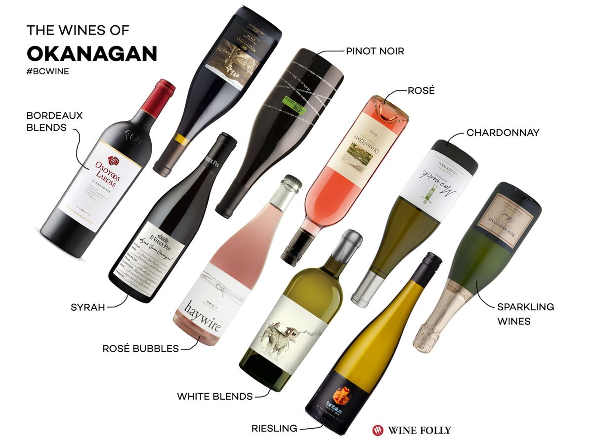 Okanagan British Columbia Şaraphaneleri şarapları - ne denenmeli - Wine Folly