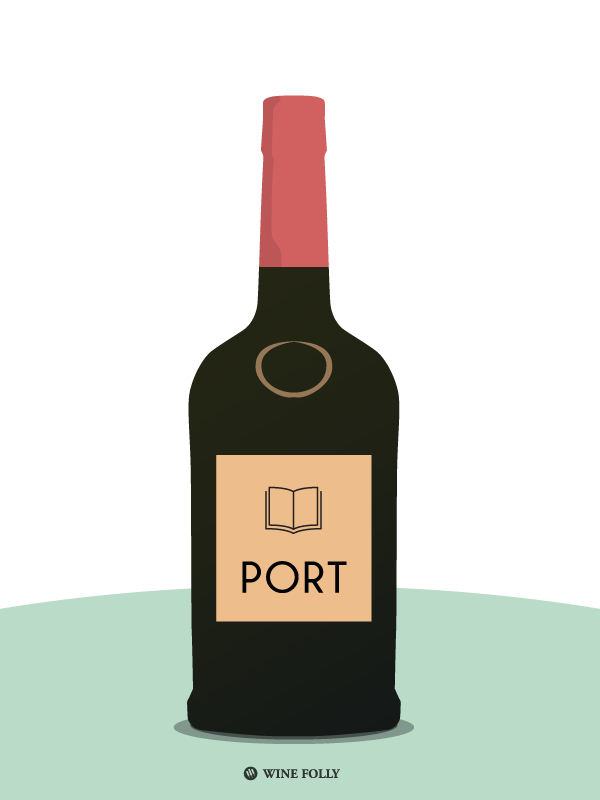 fľaša portského vína