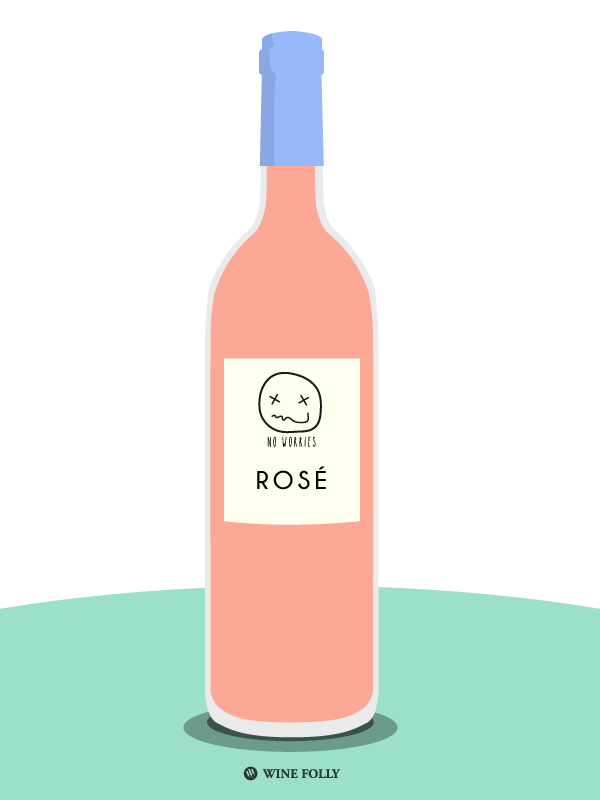 rožinis butelis