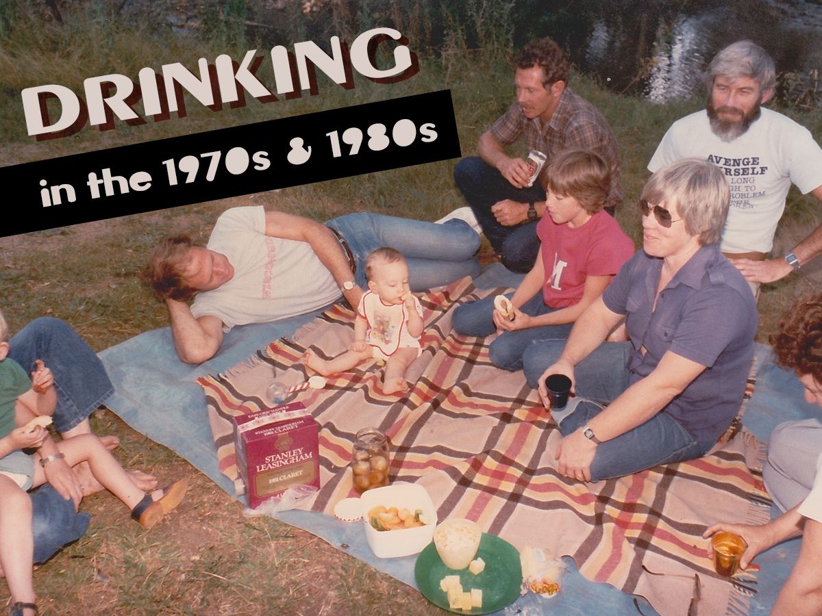 Пиене на вино през 70-те и 80-те години