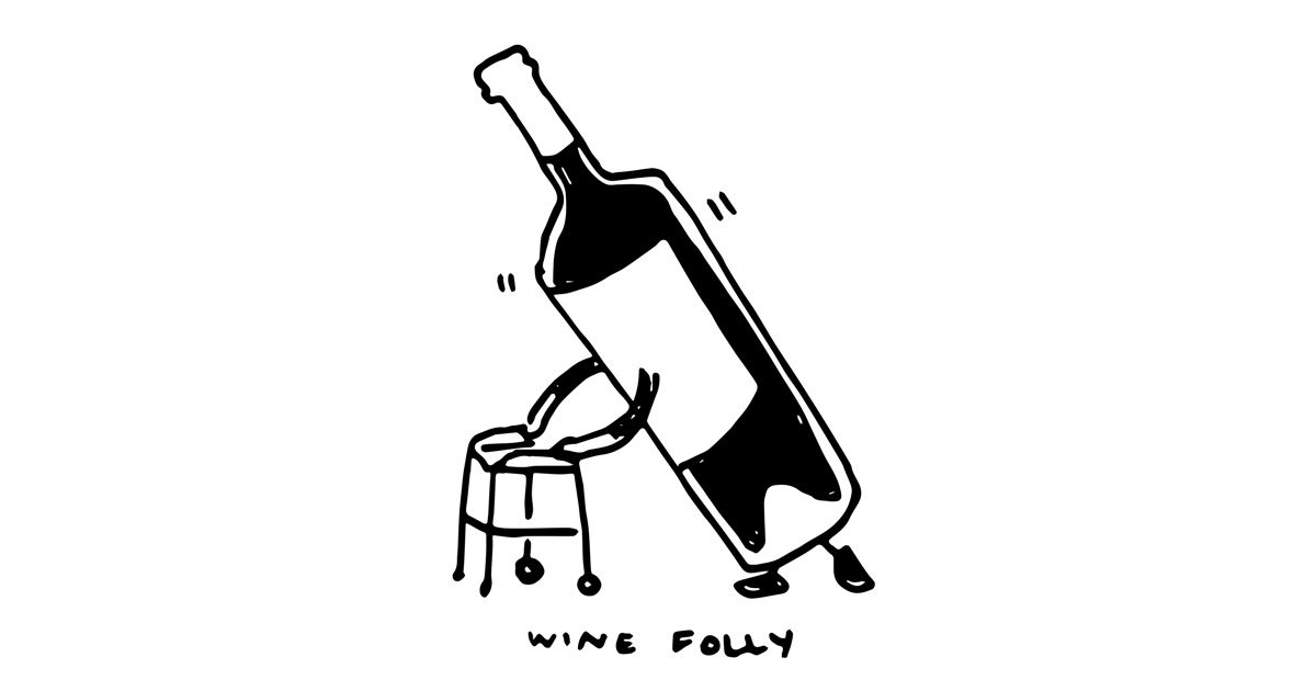 senas vyno butelis-iliustracija-komiksas