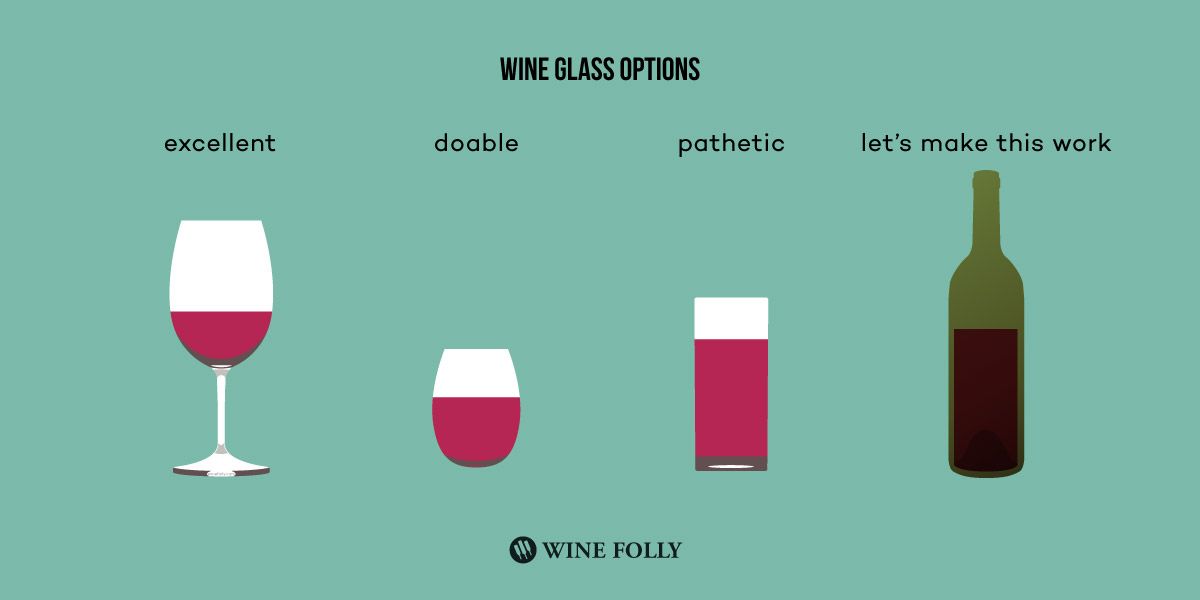 איך אנין יין רואה סוגים שונים של כוסות יין
