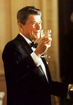Ronald Reagan in vino Chardonnay