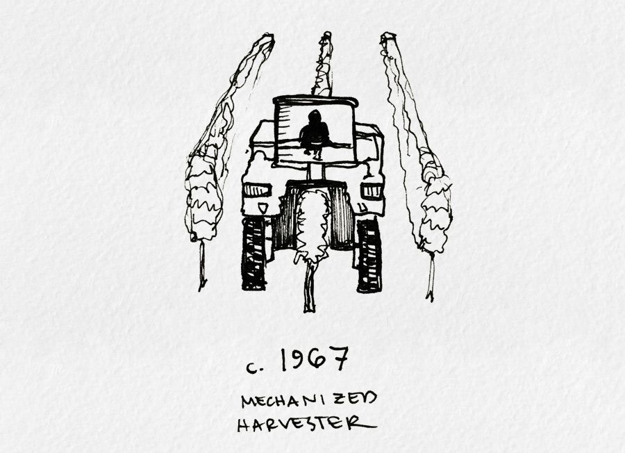 mechanizovaný kombajn-1967