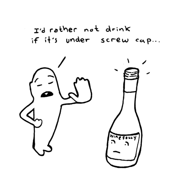 vino-snob-comic-tapón de rosca