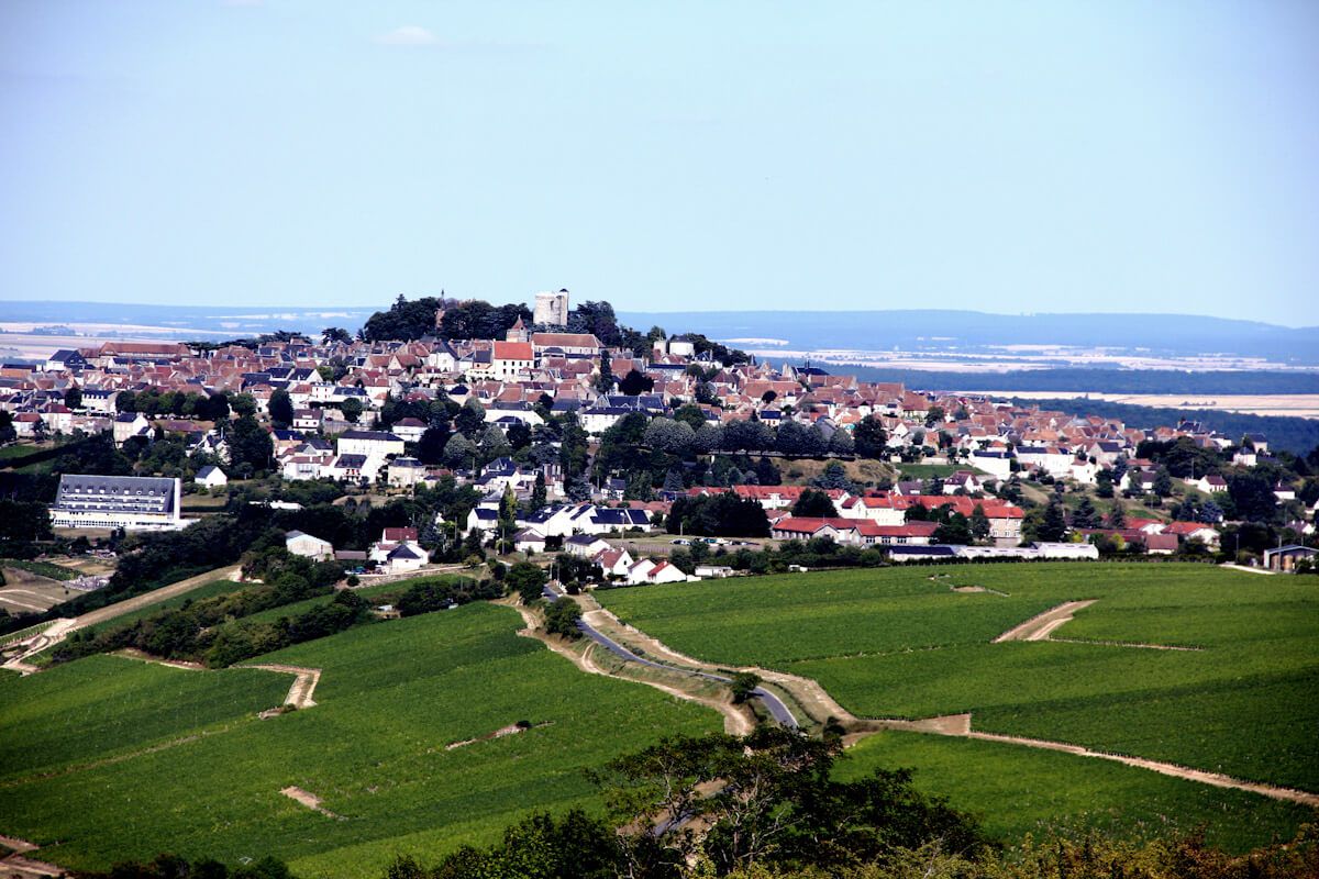 La regió vitivinícola de Sancerre a França.