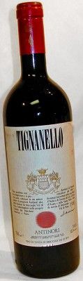 steklenica super toskanskega vina Antinori Tignanello iz leta 1983
