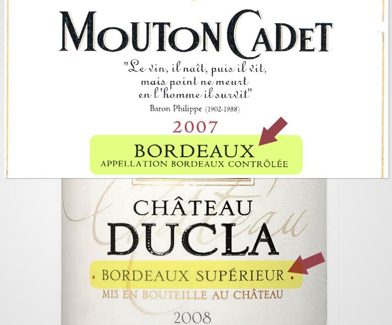 Lire les étiquettes des vins de Bordeaux
