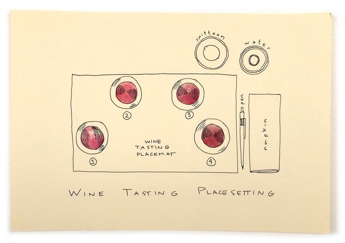 postavitev degustacije vin