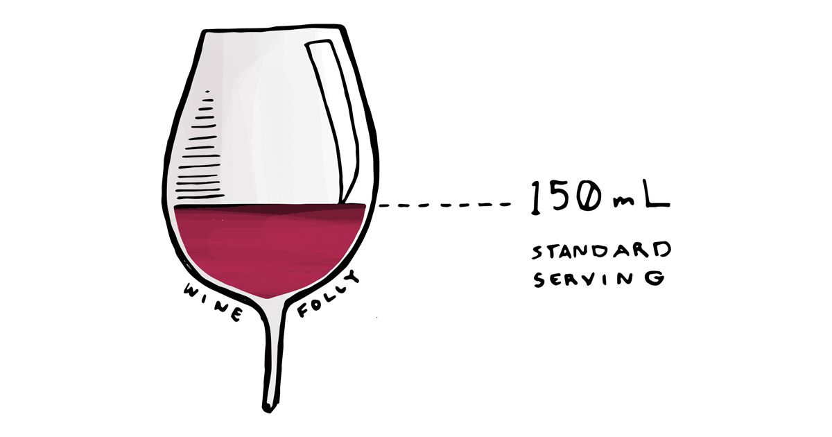 standartinis-vyno patiekimas-iliustracija-vynuogė
