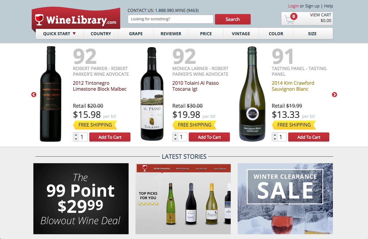 winelibrary.com сайт за закупуване на вино онлайн