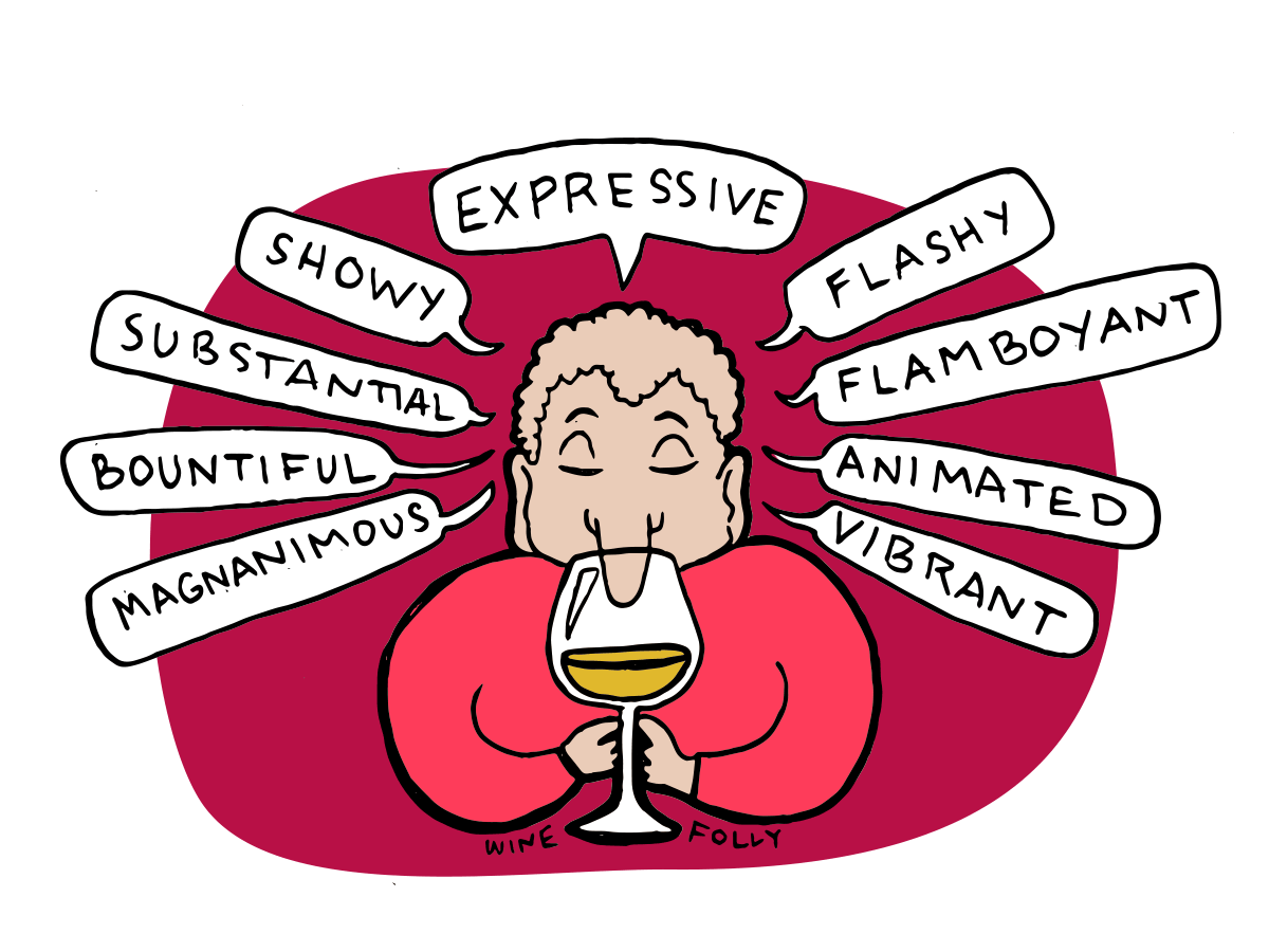 išraiškinga-vyno iliustracija