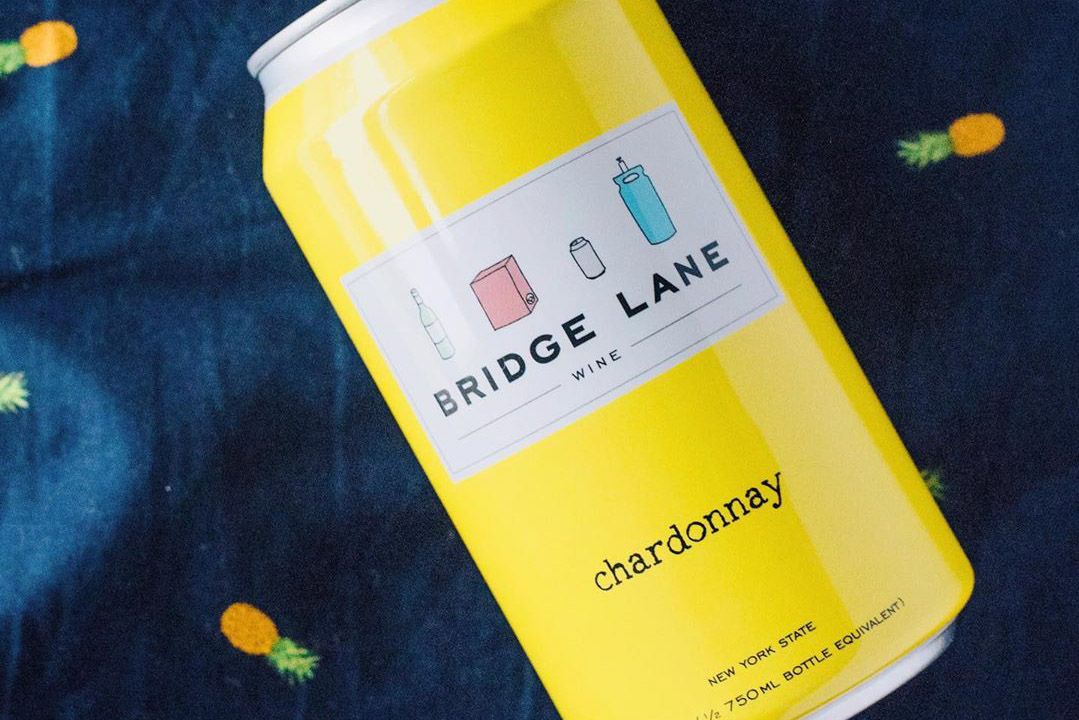 Bridge Lane Chardonnay 캔 : 통조림 와인.