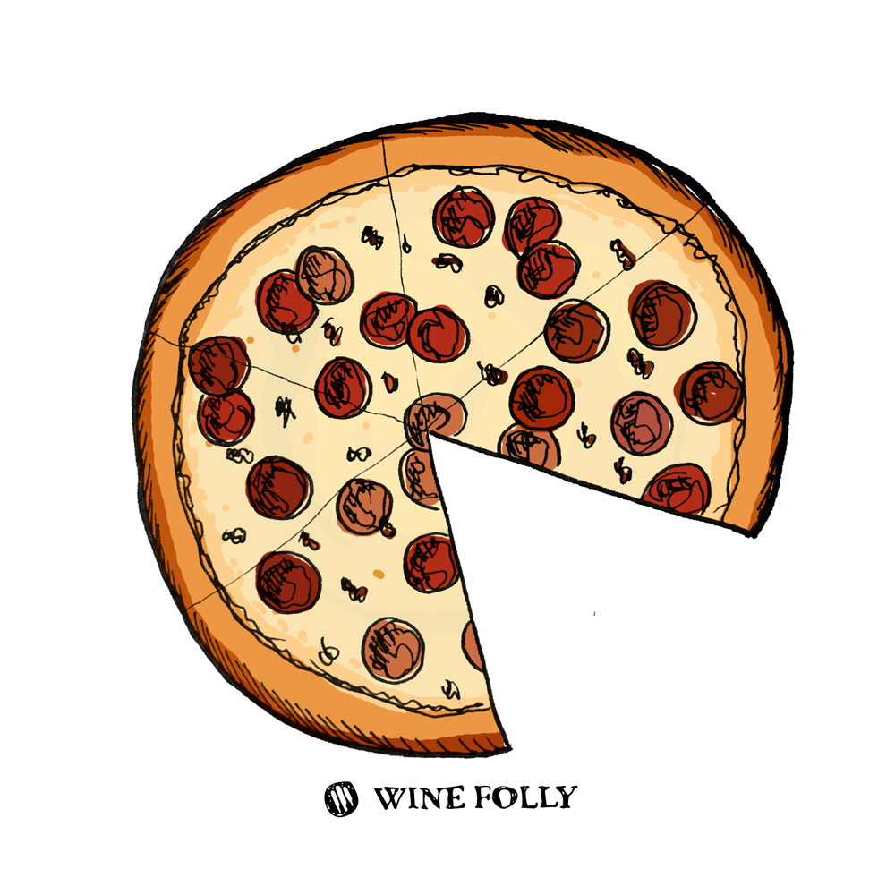 pepperoni-pizza-overhead-illustration-felie-lipsă