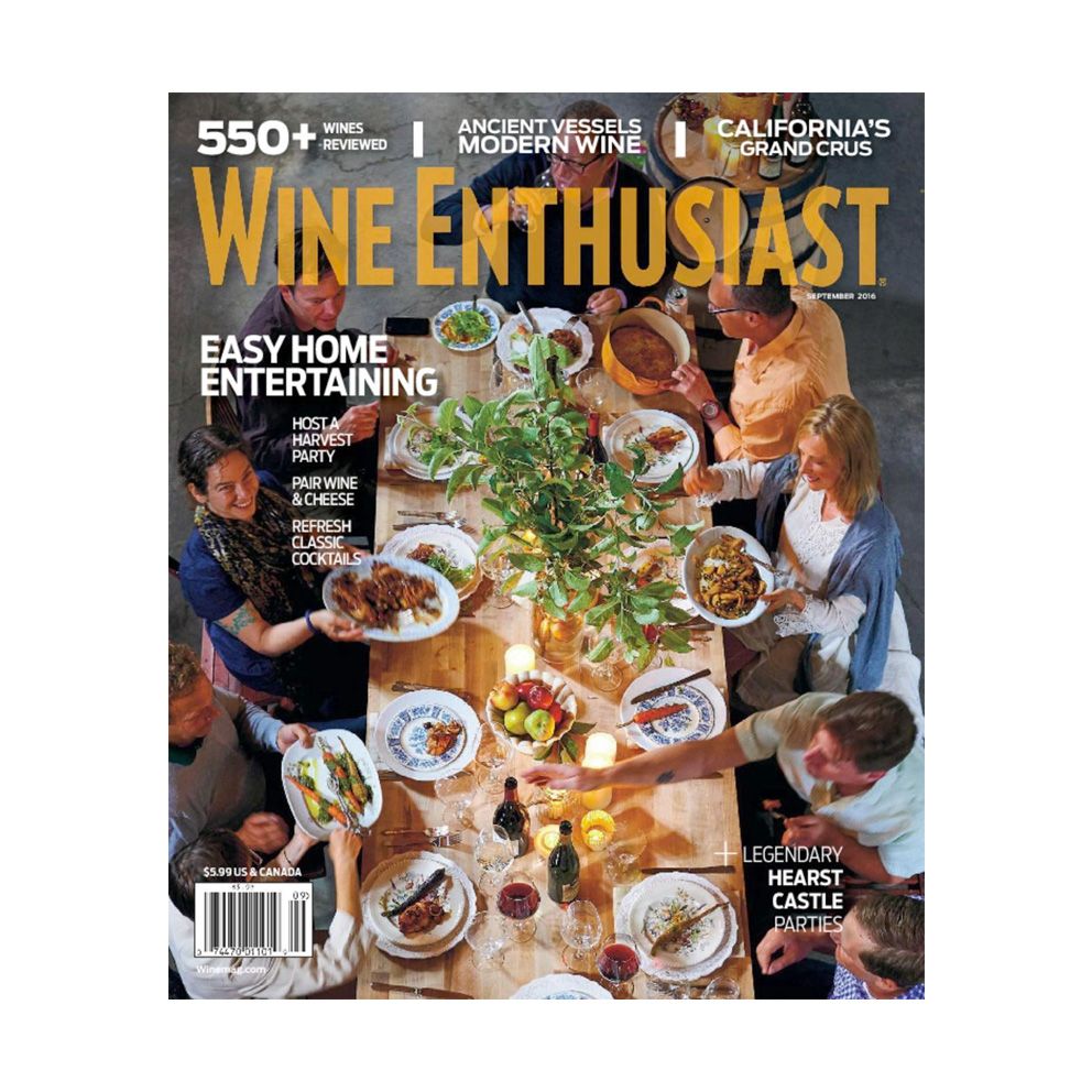 Couverture de magazine Wine Enthusiast - Guide des cadeaux d