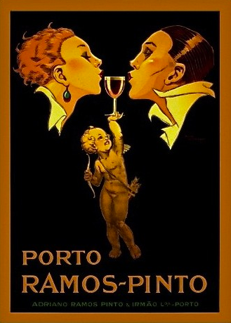 Affiche de vin vintage Ramos Pinto