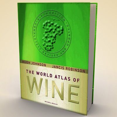 Mahusay na libro ng pag-aaral ng alak ng starter ng World Atlas of Wine Book ni Hugh Johnson
