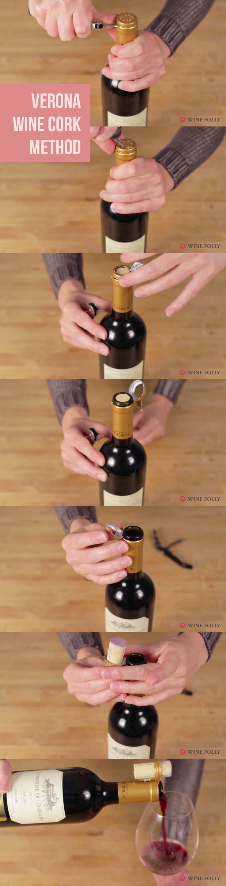 Veronese vinkork-triks av Wine Folly