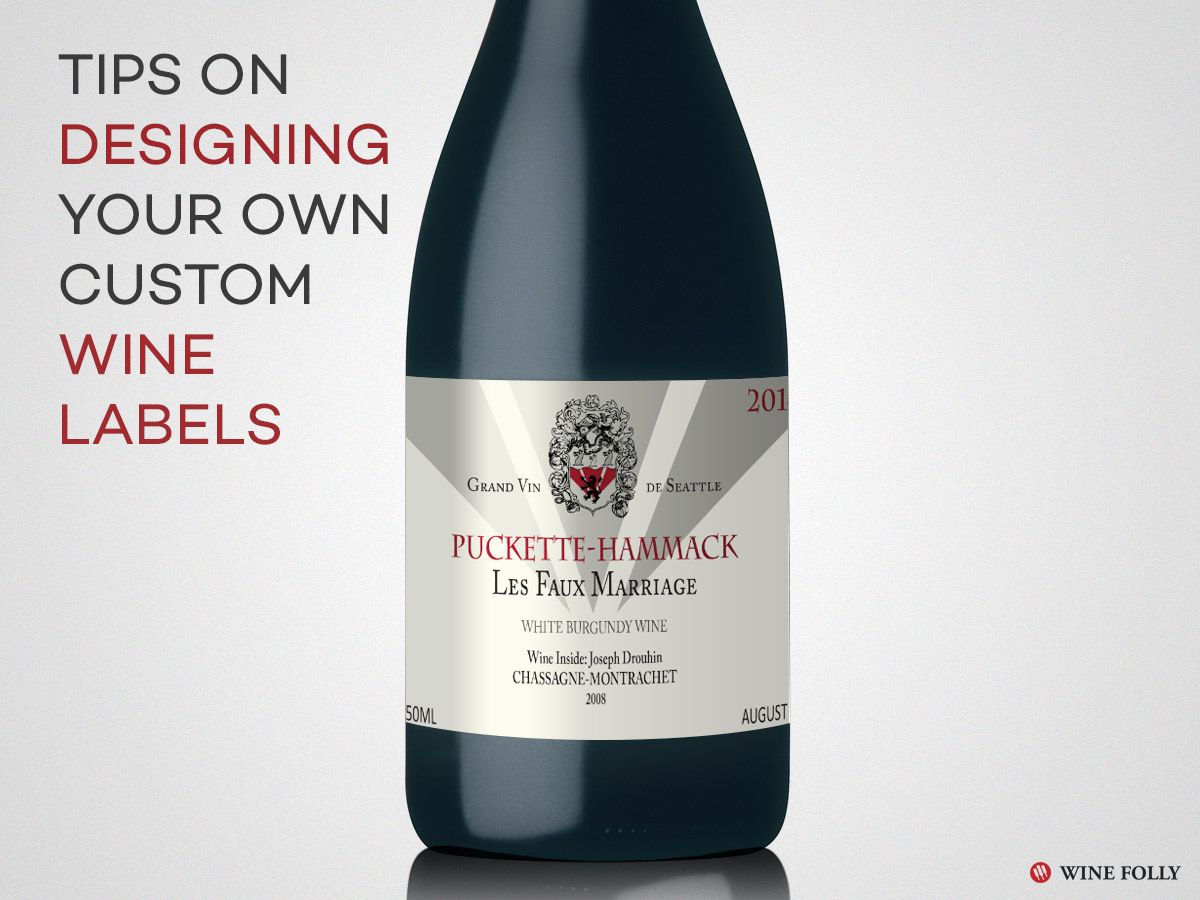 Персонализирани идеи за дизайн на етикет за вино