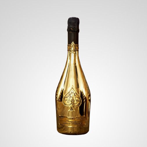 šampano prekės ženklo „armand de brignac“ pikas