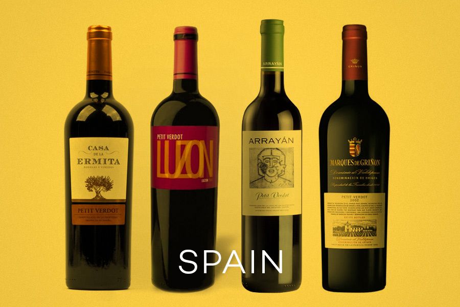 Ispanijos „Petit Verdot“ vyno skonio pavyzdžiai