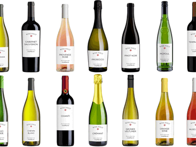 Sección de vinos y uvas de Wine Folly