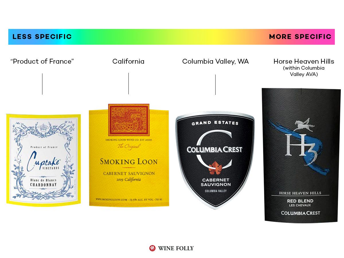 регионална специфичност във виното