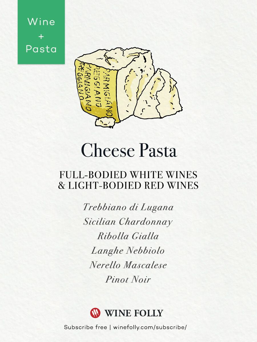 Sūrio makaronų vyno poravimo rekomendacijos