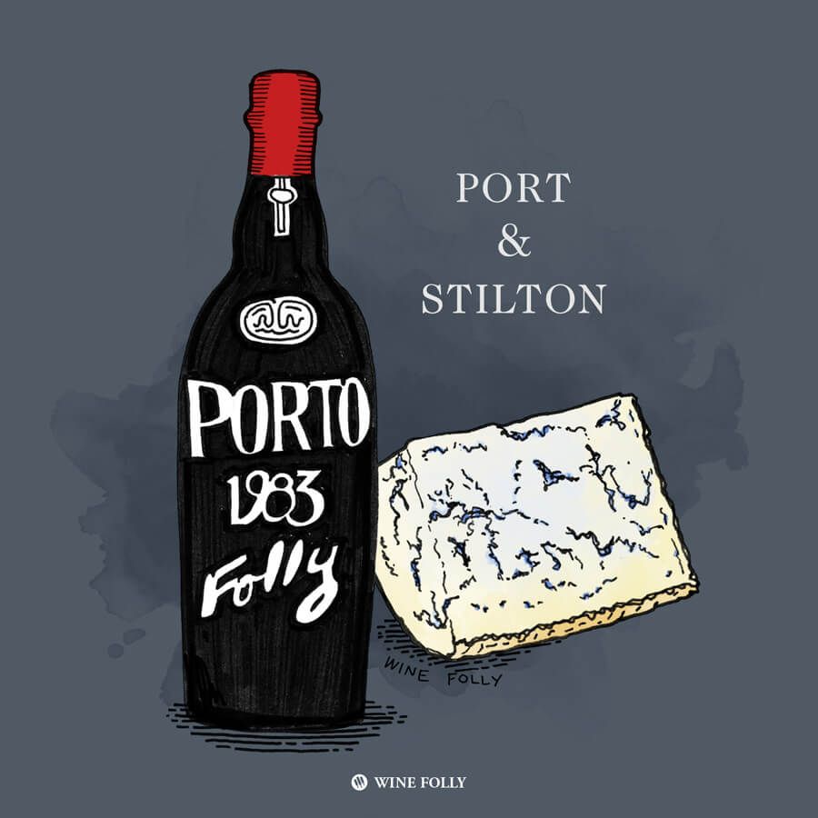 port-stiltonas-sūris-poravimas-iliustracija