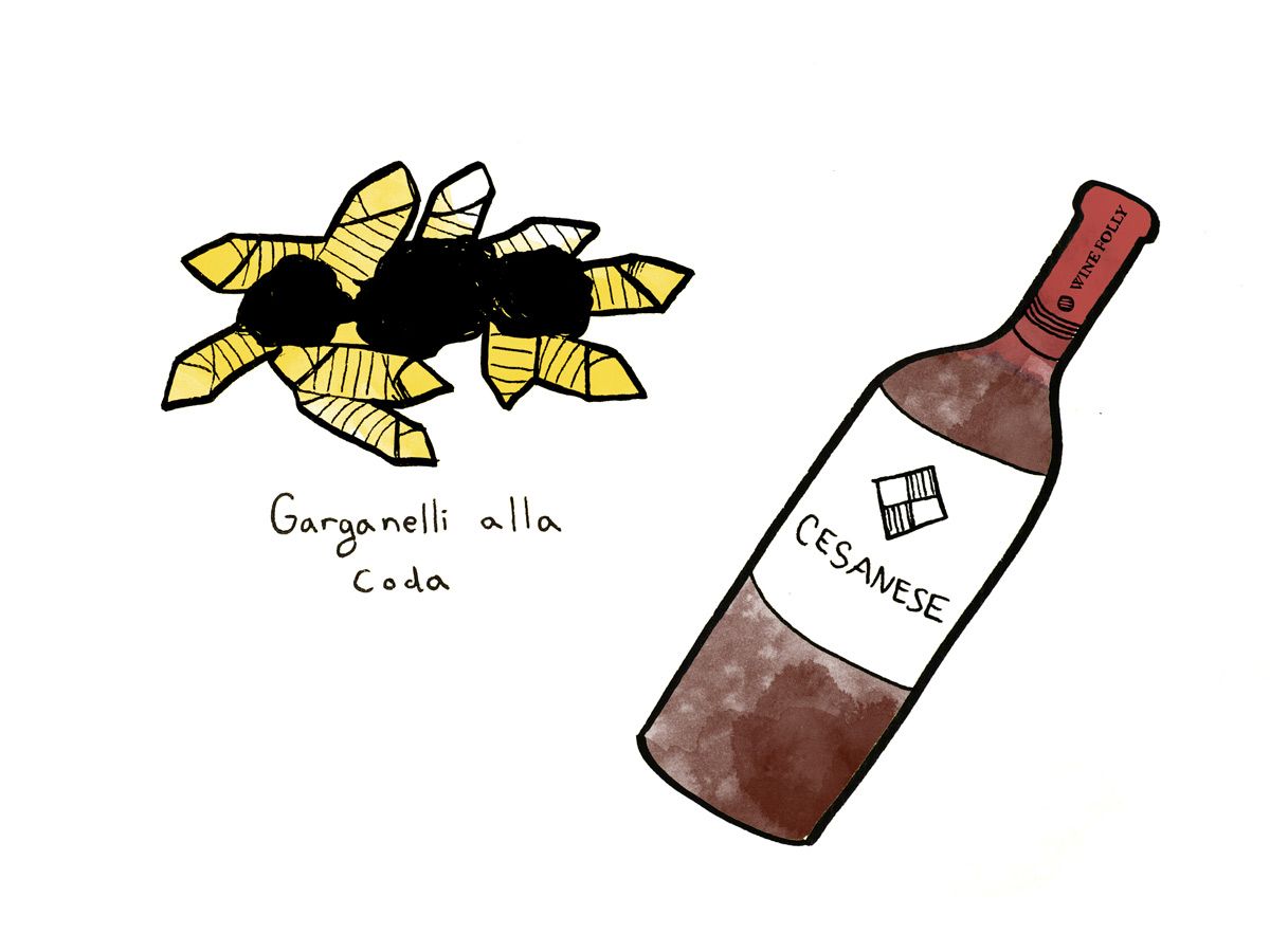 קודה-כל-ואצינארה-זיווג יין-קסנזי