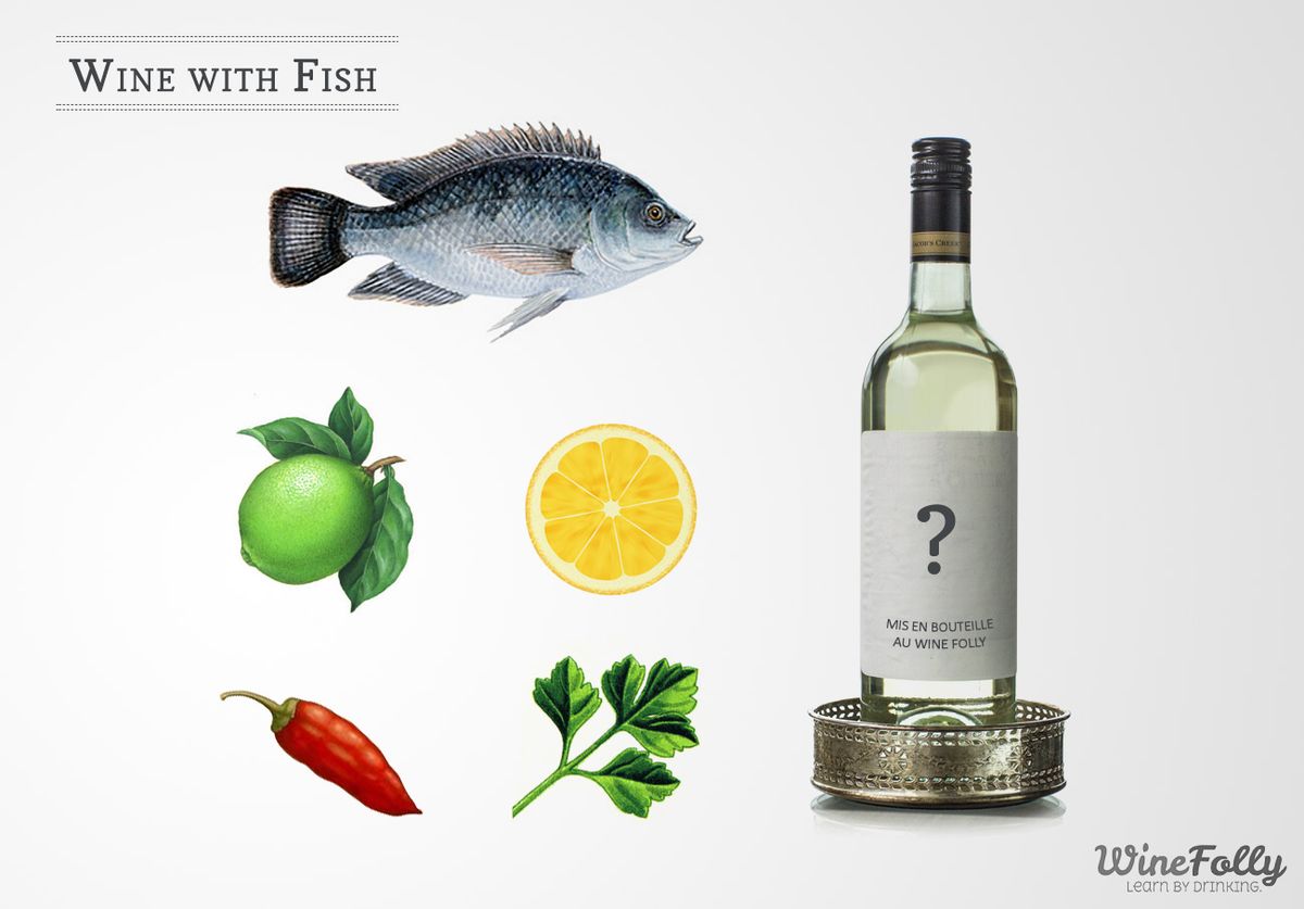 זיווג יין עם דגים