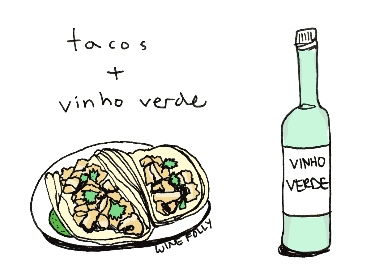 párovanie vína s tacos