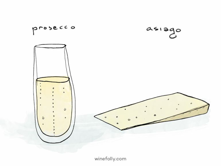 prosecco-asiago-wine-cheese